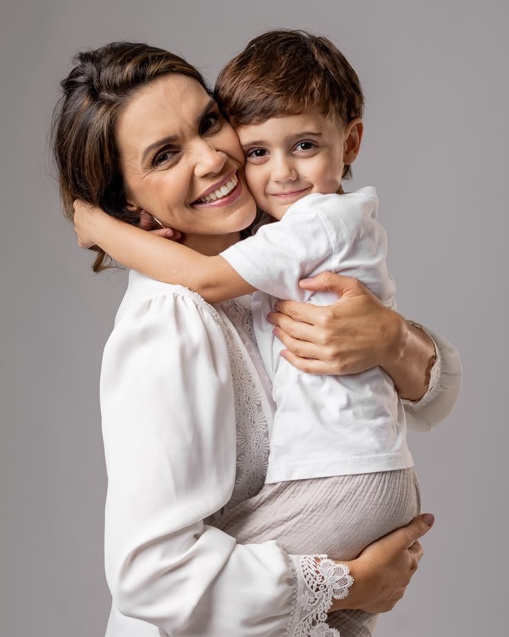 Prof. Nati Lima com o filho Lucca
